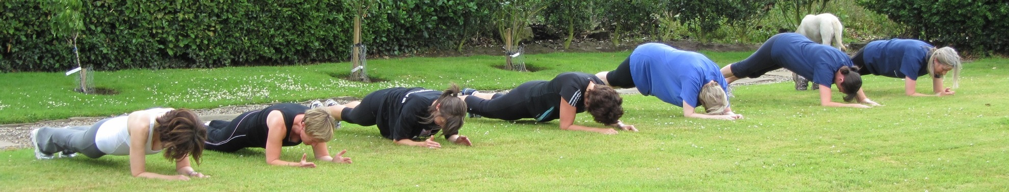 Team press ups